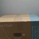 OLIXIS Set of 4 Dining Kitchen Mid-Century Modern Chairs with Wood Legs and PU Leather Cushion for Living Room Bedroom Outdoor Lounge, White