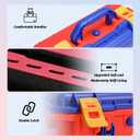 FPVtosky Hard Carrying Case for Nintendo Switch 2, Hard Shell Travel Protective Case for Switch 2 grip, 2 Pro Controllers, 22 Game Cards and Other Switch 2 accessories (Colour)