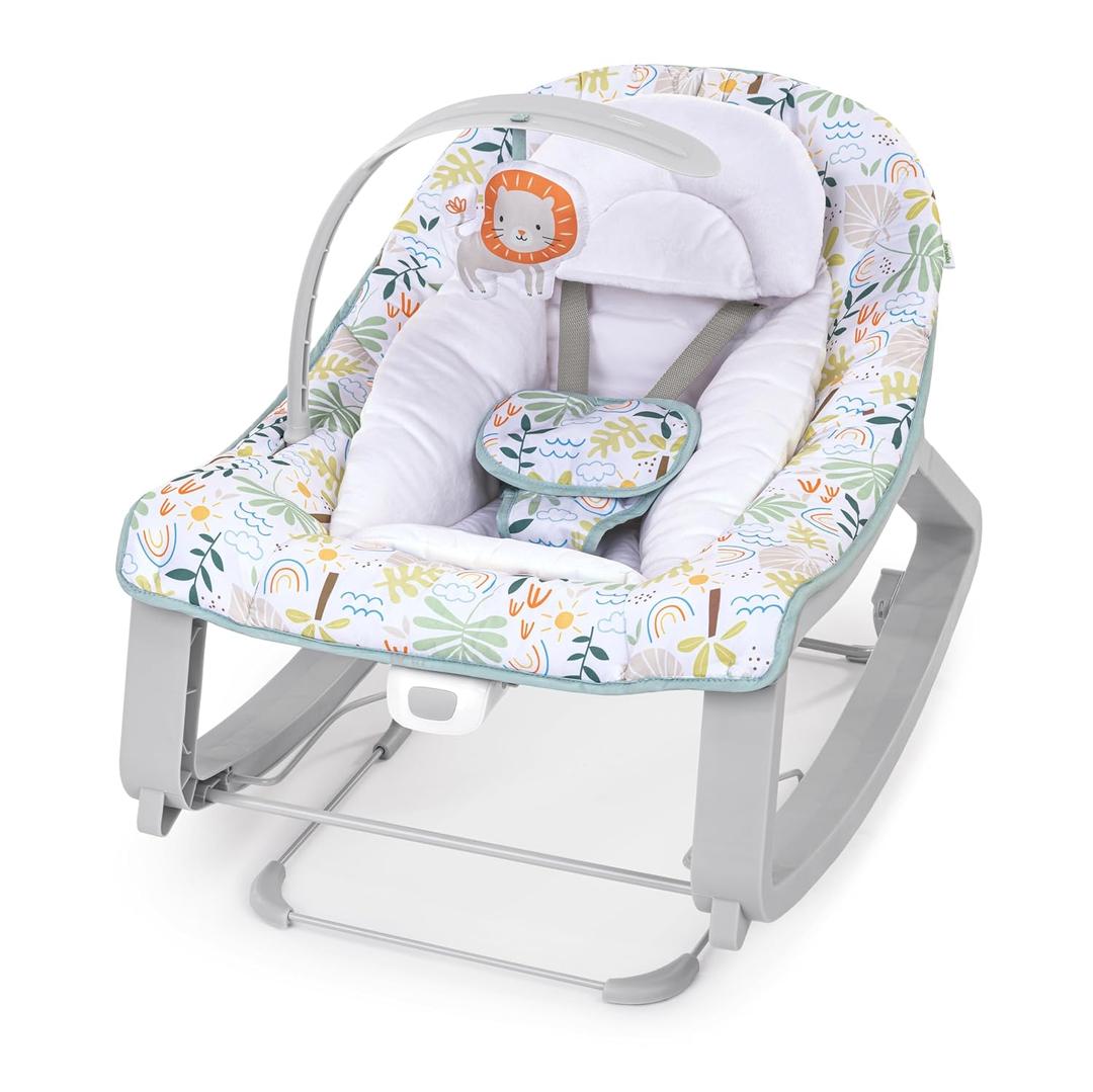 Ingenuity Keep Cozy 3-in-1 Grow with Me Vibrating Baby Bouncer Seat & Infant to Toddler Rocker, 0-30 Months Up to 40 lbs (Madi)