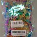 KonohaELF Ceramic Christmas Tree Replacement Lights/Bulbs, Ceramic Tree Medium Multicolor Twist Light Ornaments(117 Bulbs+5 Topper Star) (Lucky 7 Series: Mixed Colors)