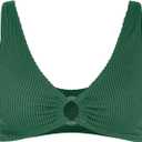 City Chic Women's Plus Size Top - Avalon Bikini (Amazon Green)