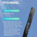 ACEBRI Mower Blades 54 '' for John Deere M143520 54 inch Mower Blades for John Deere z375r 1023E,1025R, LX280, X320 X380 X570 X580 X590 Blades for John Deere Z425, Z435, Z445 blades, (4/5" Cente)3Pack