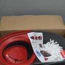 O-Cedar EasyWring Microfiber Spin Mop, Bucket Floor Cleaning System, Red, Gray, Standard
