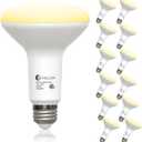 12 Pack BR30 Flood LED Light Bulbs 65W Equivalent, 7W Energy Efficient, Dimmable 800LM Bulbs 2700K Warm White, E26 Base for Recessed Cans, Indoor Home Kitchen Bedroom, 15,000 Hours, ETL
