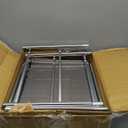 Simple Houseware Utility Cart with 3 Drawers Rolling Storage Art Craft Organizer, Chrome