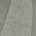 SUBRTEX Bathroom Rugs Chenille Bath Rug Soft Short Plush Bath Mat Soft Shower Mat Water Absorbent Shower Mat Quick Dry Machine Washable(White,16" x 24")