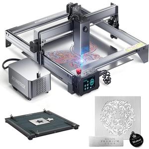 ATOMSTACK X20 PRO Laser Engraver with F2 Honeycomb Laser Bed,130W Engraving Cutter Machine for Wood Metal,20W Output Power,DIY CNC Cutting and Engraving