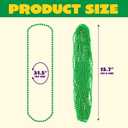 2 x JOYIN 12 Pcs Mardi Gras Gold Green Purple Bead Necklaces, Multi Metallic Colors Necklace Set for Mardi Gras Party Favors Supplies, St. Patricks Day Costume Accessories Decorations