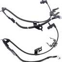 NewYall Front Left and Right ABS Wheel Speed Sensor for Lexus RX330 2004-2006, RX350 2007-2009, RX400h 2006-2008, Toyota Highlander 2004-2007