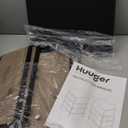 Huuger Night Stand with 2 Drawers, Bed Side Table with Open Shelf, Wooden Top, Nightstand for Bedroom, End Table for Small Space, Fabric Drawer