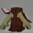 HOTUMN Knit Antlers Dog Snoods - Warmth and Fun for Dogs and Cats - Dressing up with Cute Christmas Dog Costumes (Large)