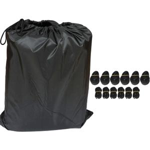 Boat Cover Heavy Duty Marine Grade Polyester Trailerable Replacement for Jon Boat 16FT Long Beam Width Up to 75In