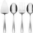 Cambridge Silversmiths Bourne Mirror Oversized 6 Piece Serving Set, Silver