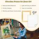 16"x20" DIY Canvas Frame Kit, Wood Stretcher Bars for Canvas Oil Painting