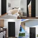 Magnetic Thermal Insulated Door Curtain for 36"x 82" Doors, Heavy-Duty Oxford Fabric Door Cover for Heat Insulation, Magnetic Closure Blanket for Doorway to Keep Warm in Winter Cool in Summer