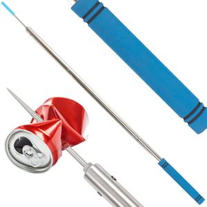 Trash Poker Stick,48Inch Trash Picker Upper Grabber High-Duty Stainless Steels Tip Lightweight & Reinforcement Garbage Debris Nabber Litter Picker Grabber Durability Reacher Yard Stick