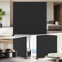 AKTOP Room Divider, Freestanding Single Panel Privacy Screen, Portable Temporary Wall Dividers for Room Separation, Large Room Partitions and Separators for Home, Office, Dorm, 71''W x 71''H, Grey