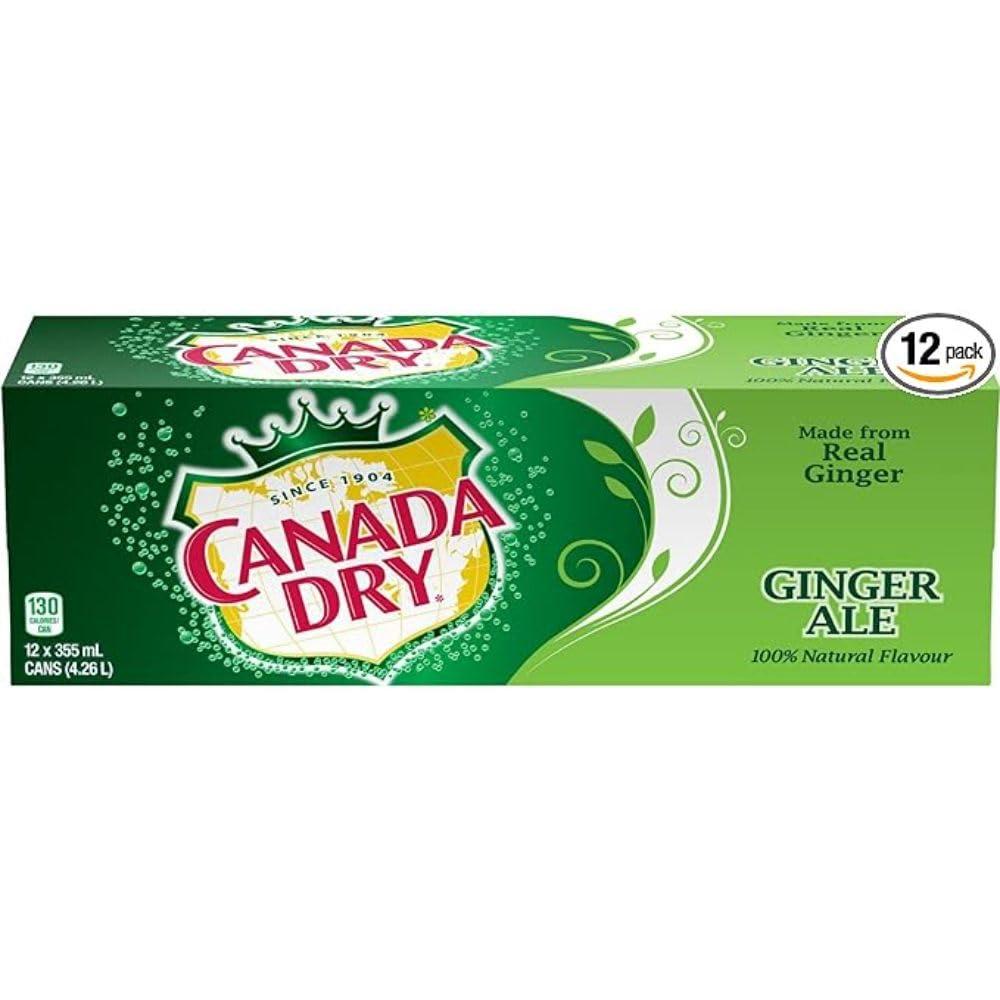 Canada Dry Ginger Ale, 12 Count, 355 ml (12.0 Fl Oz (Pack of 12))