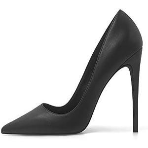 Elisabet Tang Women Pumps, Pointed Toe High Heel 4.7 inch/12cm Party Stiletto Heels Shoes Matte 7
