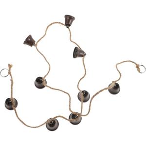 Vintage Hanging Bells for Door Decor Retro Christmas Jingle Bells Noticeable for DIY Crafts Home Decoration for Garden Party and Festive Decor