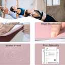 Yoga Mat Non Slip, Pilates Fitness Mats, Eco Friendly, Anti-Tear 1/4" Thick Yoga Mats for Women, Exercise Mats for Home Workout with Carrying Sling and Storage Bag