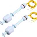 uxcell PP Float Switch for Water Pump Tank Liquid Water Level Sensor M10 115mm Length Blue 2pcs