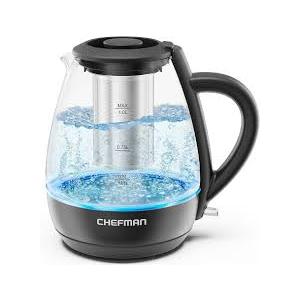 Chefman Cordless Jug Kettle 1.0L (Stainless Steel)