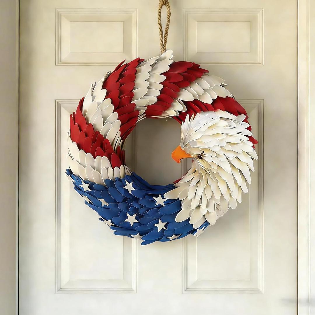 Anniversary Eagle Wreath for Door