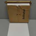 BoShahai 10 PCS Gift Boxes with Lids, 10.6x7.8x3.1 Inch Kraft Paper Gift Box, White with Ribbon, Bridesmaid Proposal Box for Wedding, Packaging, Present, Birthday, Cupcake