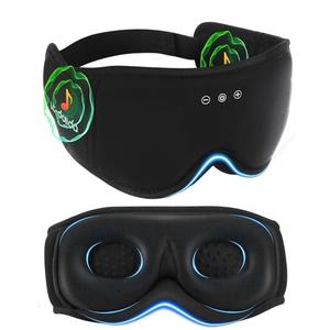 BambooCotton 3D Bluetooth Sleep Mask, LC-dolida 2025 New Sleep Headphones, Wireless Comfort, Sustainable Luxury for Better Sleep