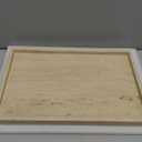 Koville Roman Travertine Tray, 12x8 Coffee Table Vanity/Decorative Tray for Jewelry, Watch, Perfume Candle Storage for Bedroom/Bathroom/Kitchen Countertop