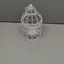 Hanging Birdcage Lantern, Metal Tealight Holder Vintage Decorative Hanging Candle Holder Lantern Centerpieces for Wedding Halloween Christmas Table Decoration