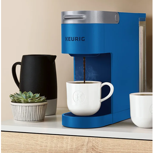 Keurig K-Slim Single Serve K-Cup Pod Coffee Maker, Featuring Simple Push Button Controls And MultiStream Technology, Twilight Blue