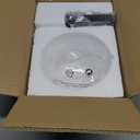 Ruibutrade Bathroom Light Fixtures, 1-Light Matte Black Vanity Light with Hand-Blown Globe Glass Shade, High Clarity & Durable, Wall Sconce for Mirror, Kitchen, Bedroom, Hallway