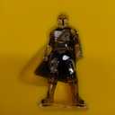 Star Wars The Mandalorian, 4 7/8 x 1 3/4 x 3 inch