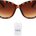 EASYHAUTE Cat Eye Sunglasses for Women Retro Cateye Frame - Vintage 90s UV400 Protection Sunnies, Chic Shades for Small Face