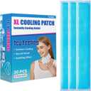 30 Packs Instant Cooling Ice Packs for Outdoor Activities Summer Heat Relief - Large Disposable Cooling Patches for Neck Body, Camping Hiking Sports, Instant Temperature Drop