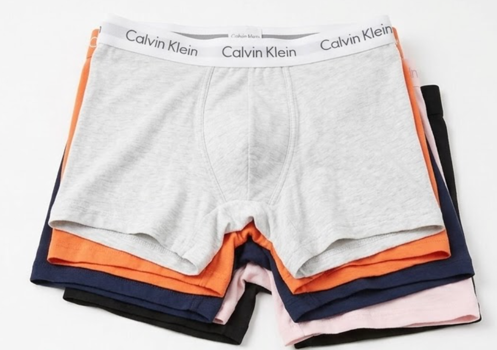 Calvin Klein Men's Cotton Stretch 5-Pack Boxer Brief, Size L