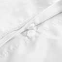 Barossa Design Long Fabric Snap-in Replacement Liner 70" W x 60" H - Hotel Style Removable Liner with Magnets, Machine Washable & Water Repellent - White, 70x60