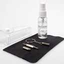Screen Cleaner & Duster with Refillable Spray Bottle, Chemical Free for Monitors & Laptop Screen, Smartphones & Tablets, Glasses