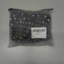 WDIRARA Women's Polka Dots Smocked Ruffle Tube Top Tie Front Strapless Bandeau Peplum Tops (Black, L)