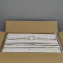 4 Tier Plastic Storage Bins with Lid 24QT, Stackable Storage Containers with Wheels, Folding Storage Boxes, Collapsible Storage Bins, Closet Organizers and Storage for Living Room,Office,Dorm (Whita)