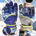 Kids-Waterproof-Ski-Gloves - Boys-Girls Winter-Snow-Glove Thickening Warm Windproof Cold-Weather Mittens for Snowboard Sledding Kids Outdoor