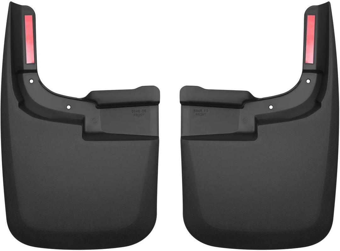 Husky Liners  Front Mud Guards | Fits 2017-2024 Ford F-250/F-350 Super Duty w/o OEM Fender Flares - Black, 2 Pc | 58461