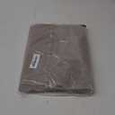 AVKA Studio 100% Cotton Ribbed Placemats - Set of 8-13 x 19 Inches - Taupe - Everyday Cloth Table Mats - Thick Construction, Washable & Reusable Cloth Place Mats