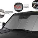 Covercraft UVS100 Custom Sunscreen | Fits 2018-2022 Honda Accord | Silver