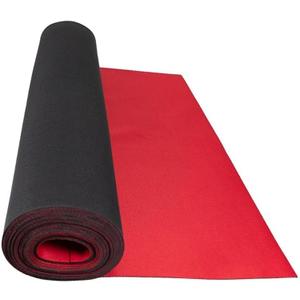 Mytee Products 20' x 27" Red Neoprene Floor Runner - Non Skid Bottom, Protect All Floor Surfaces - Reusable Floor Protector with Slip-Proof Surface