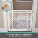 Toddleroo by North States - Stairway Secure Baby Gate: Plastic Baby Gate for Stairs & Doorways - Adjustable Indoor Safety Gate - Made in USA - 27 to 41 Inches Wide - 27 Inches Tall - Ivory