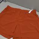 ODODOS Men's Athletic Shorts with Pockets 5" Quick Dry Lightweight Workout Gym Running Shorts, Rust, X-Large