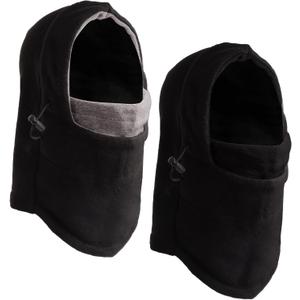2 Pcs Winter Balaclava Ski Mask Snow Gear for Women Men Fleece Hood Warm Face Mask for Skiing Motorcycling Ice Fishing
